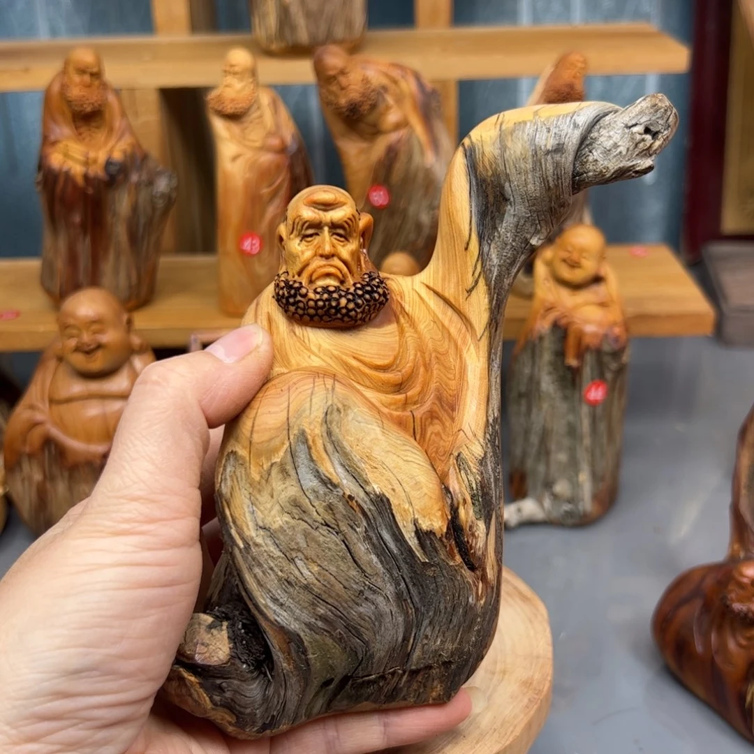 柏木崖柏木摆件手把件，50