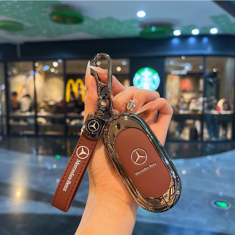 奔驰c260l钥匙套c级c200新款e300l壳s400扣glc300l包glc260专用25