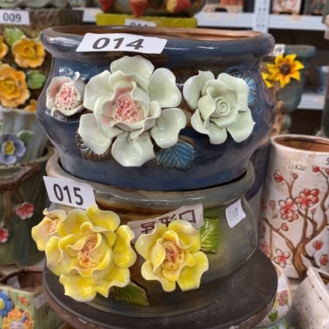 【闪购商品】红陶粗陶材质多肉花盆