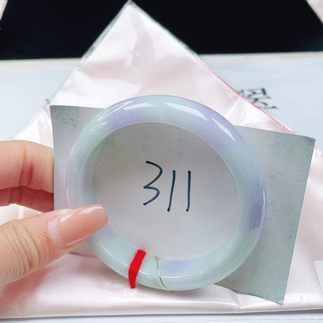 翡翠未镶嵌手镯55正圈