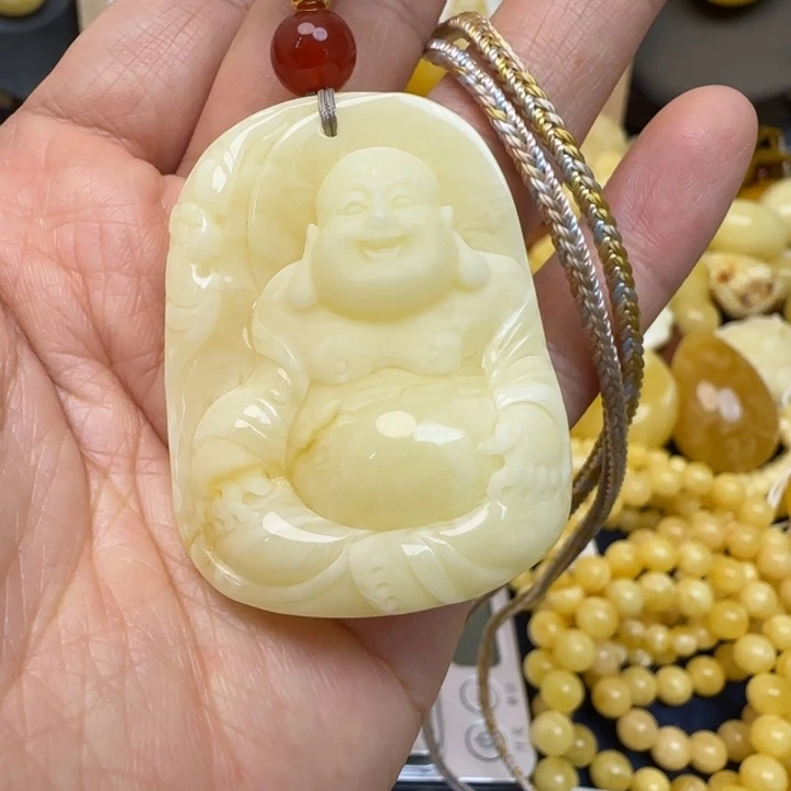 蜜蜡未镶嵌颈饰天然蜜蜡