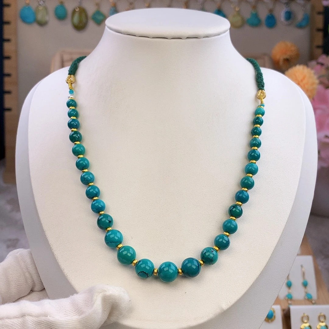 未镶嵌绿松石颈饰