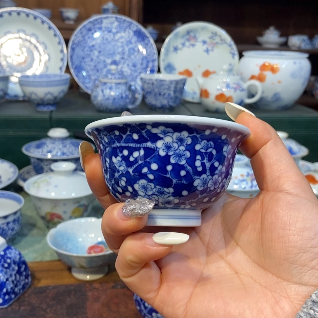 雪山春晓冰梅压手杯