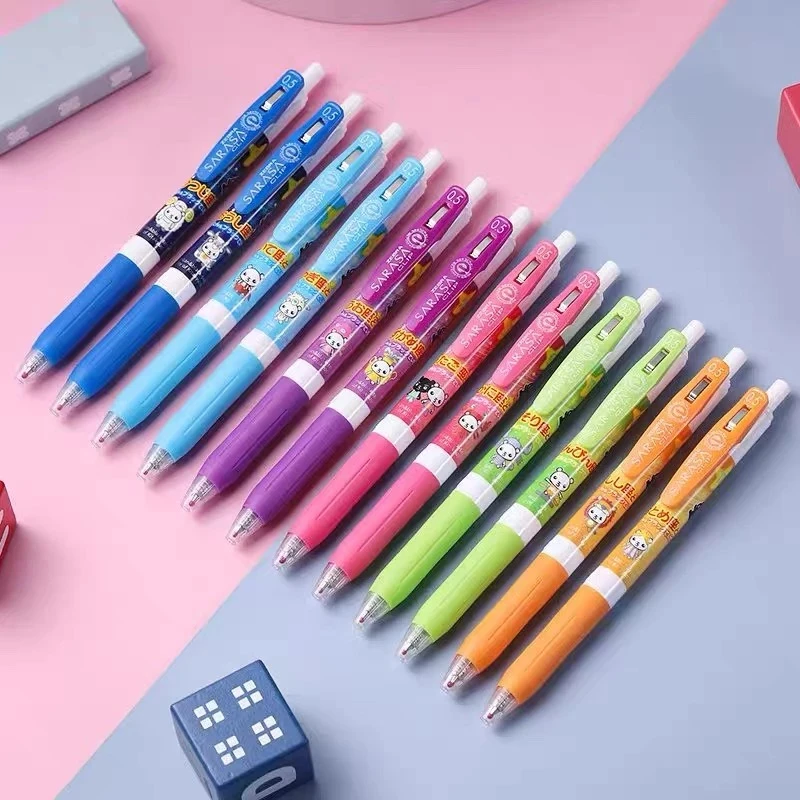 ZEBRA/斑马12星座限量按动水笔0.5黑色中性笔随机款式1支