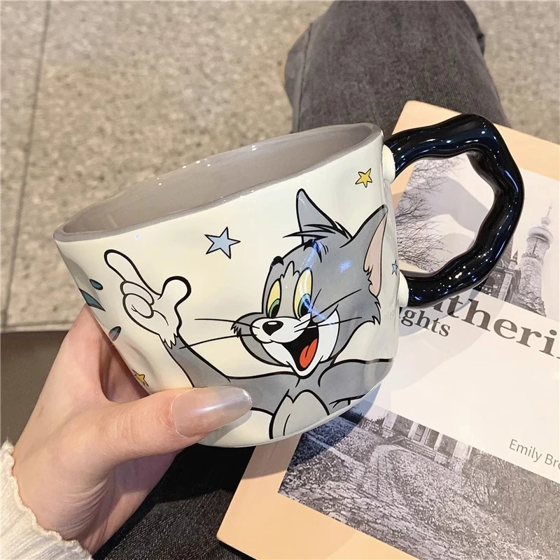 猫和老鼠联名杯子女生家用陶瓷马克杯情侣可爱高颜值水杯生日礼物