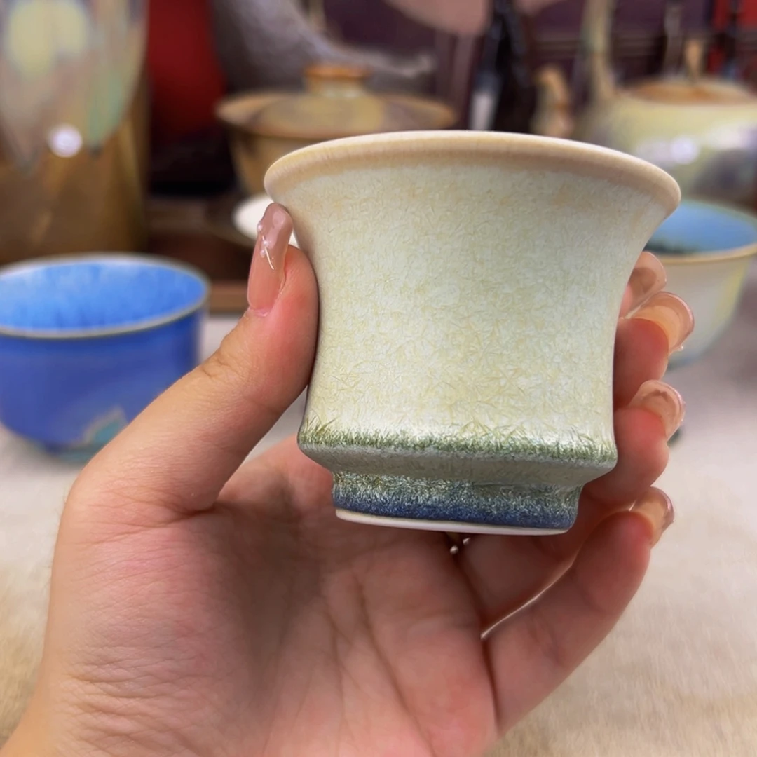 杯纯手工柴烧主人杯