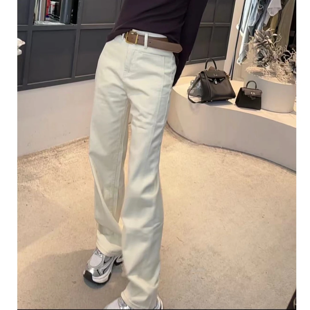 《姚家优麦汇》K3623早春款水洗牛仔裤显瘦百搭新款裤子