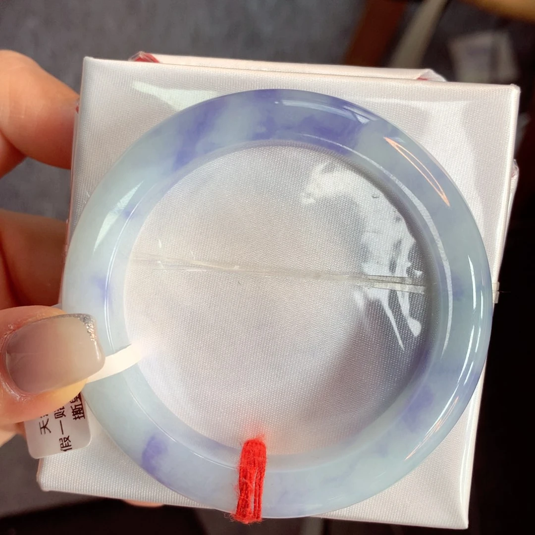 翡翠手镯未镶嵌52正28号88