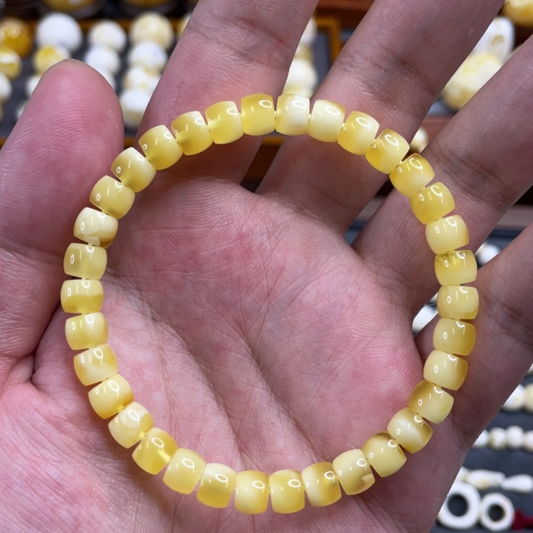 琥珀未镶嵌裸石6.7毫米 一物一拍