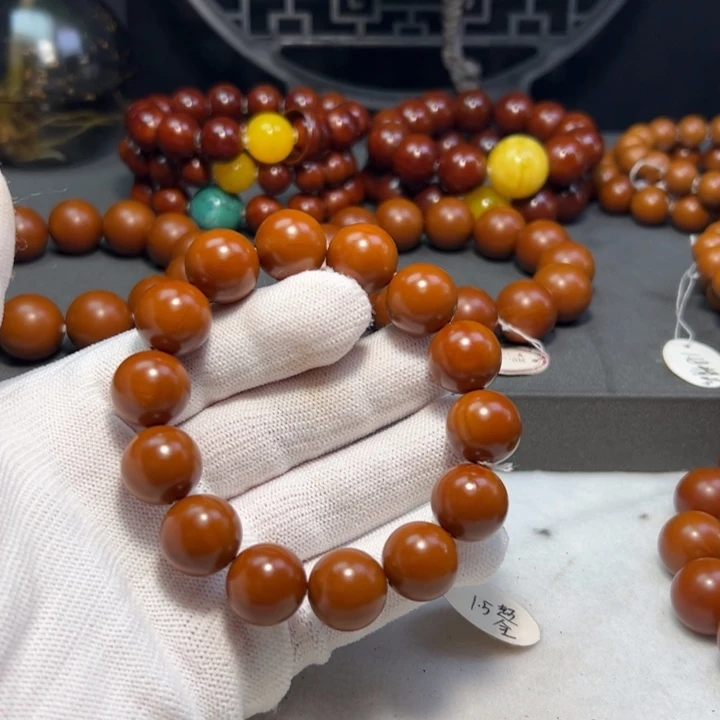 爷***儿橄榄核手串/手链1.5超全品