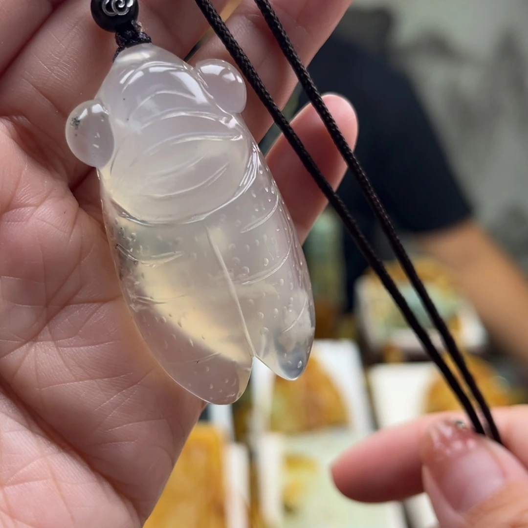 岫玉未镶嵌挂件挂件