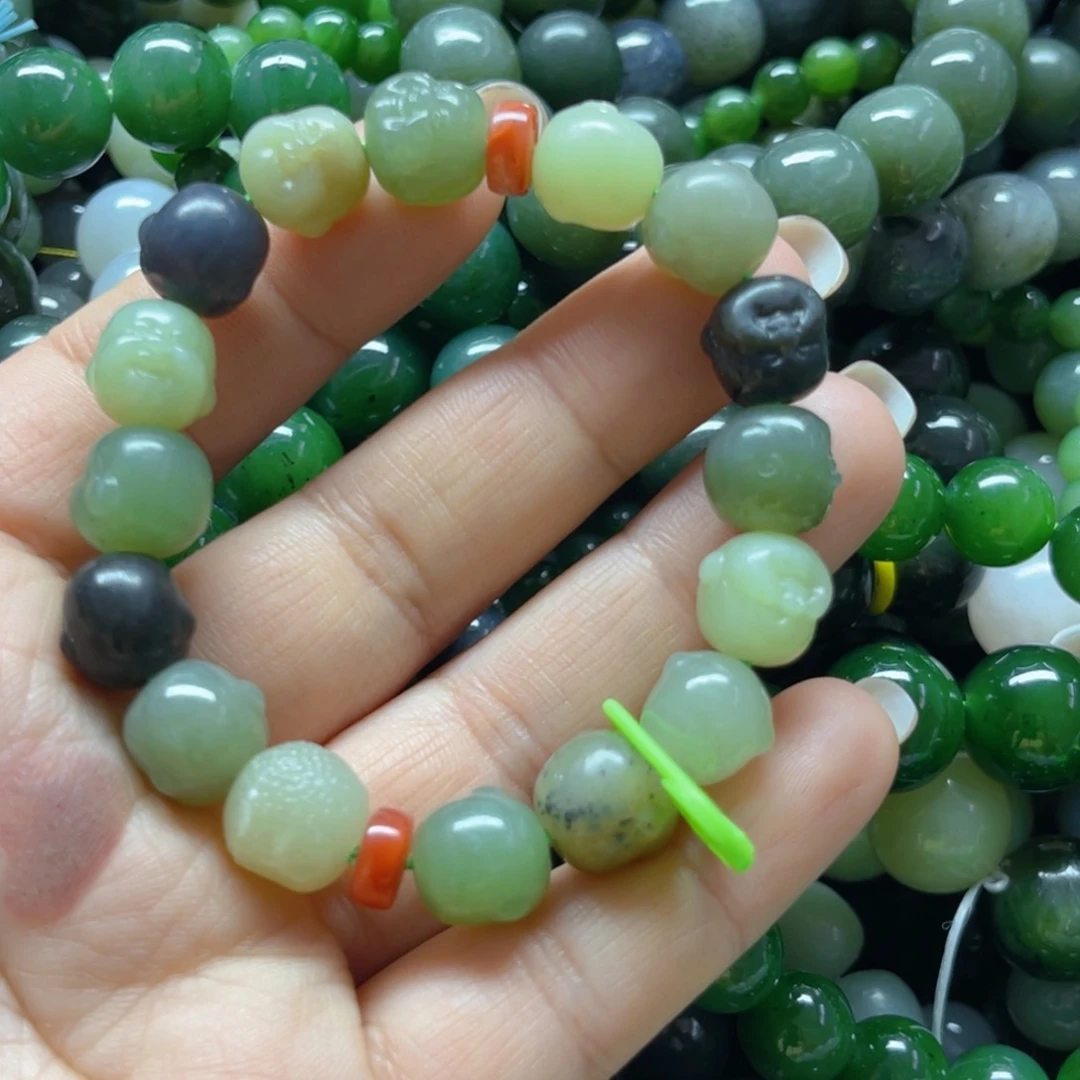 和田玉手链未镶嵌