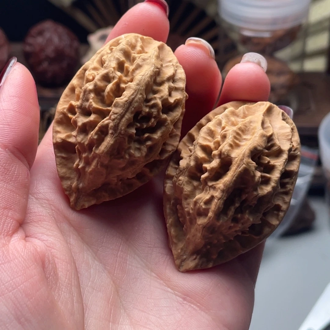 文玩核桃把件楸刀鱼123