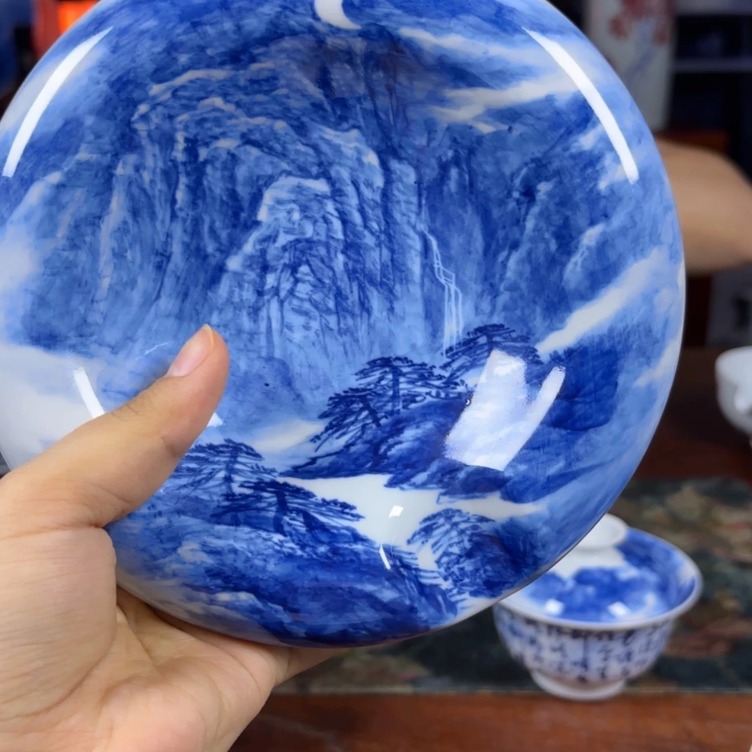 H***F国一王老师手绘山水