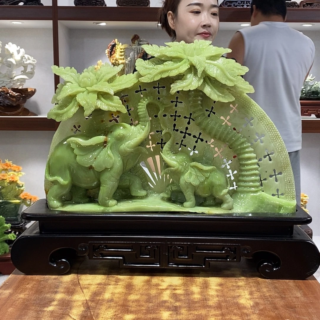 *****玉山水摆件 玄关摆件