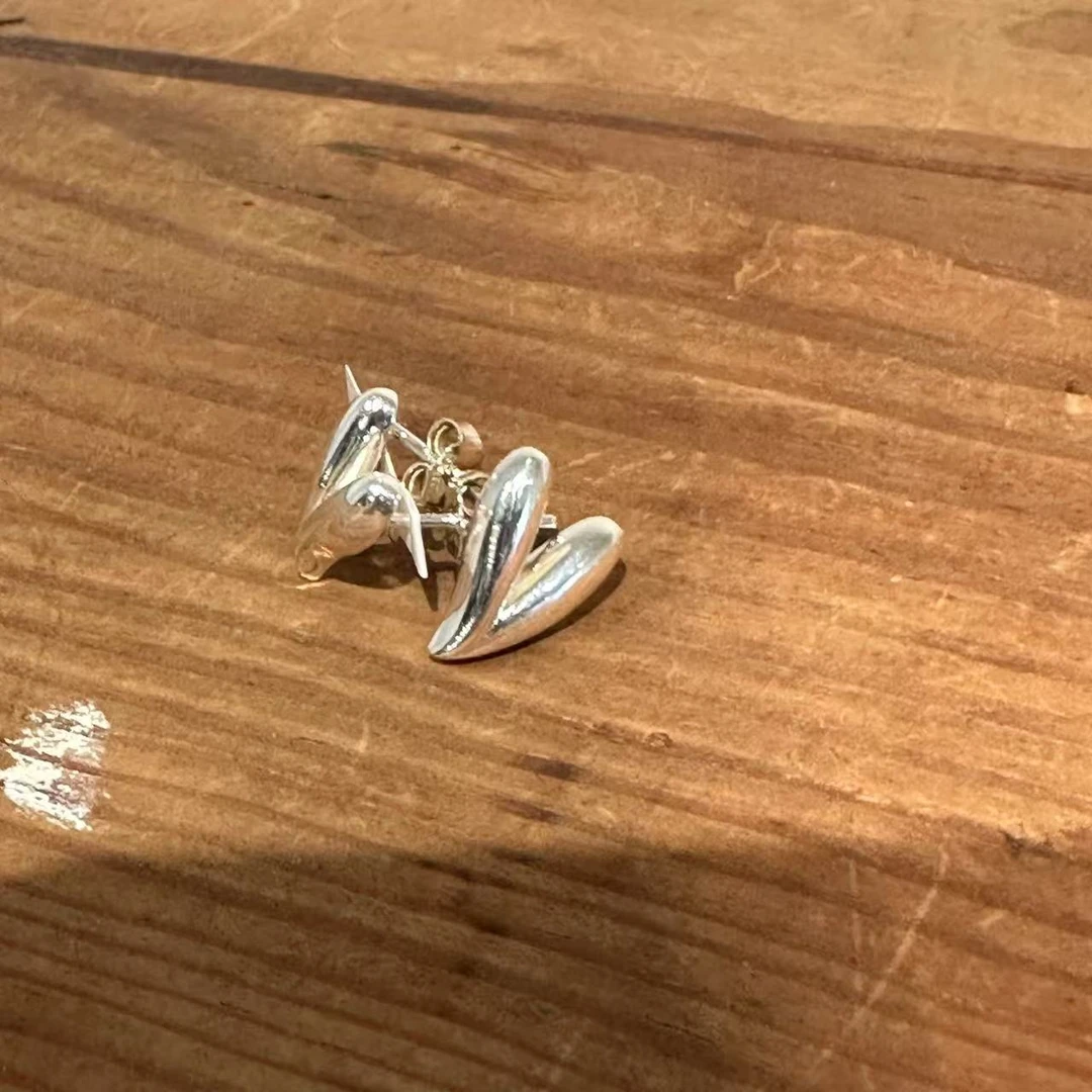 925银耳饰 0513A06 TJ韩国女装韩国直播代购925银爱心耳钉耳饰