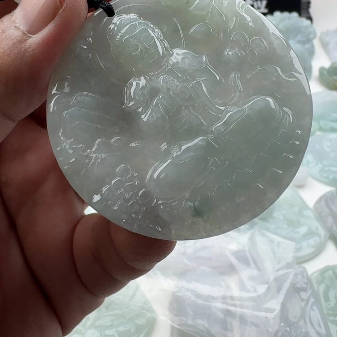颈饰未镶嵌翡翠天然缅甸A货翡翠