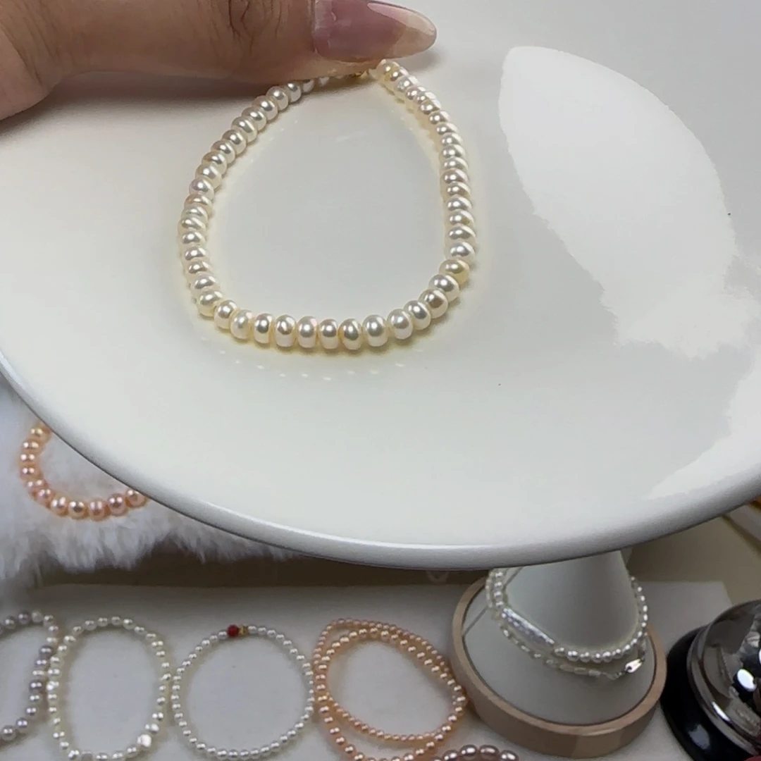 淡水珍珠手绳未镶嵌Y***～