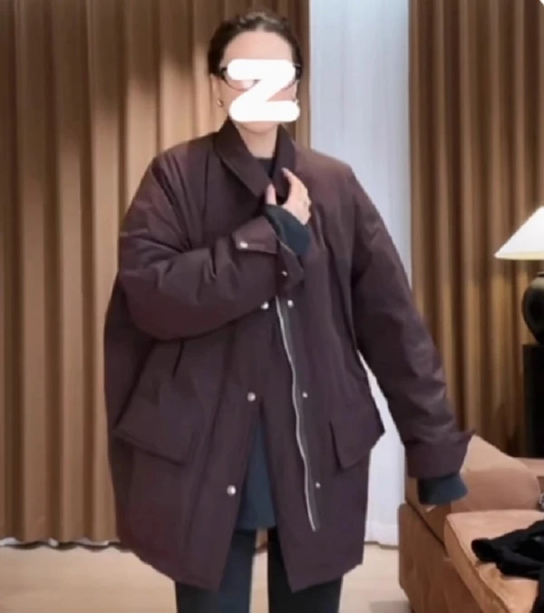 1-15欧韩白鸭绒休闲派克羽绒服8657