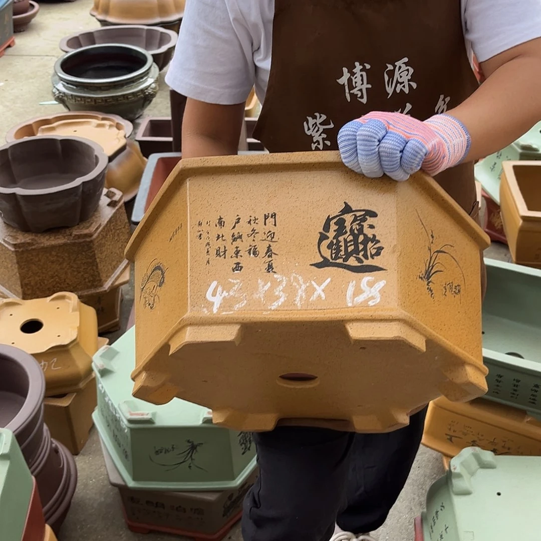 紫砂花盆盆景艺术