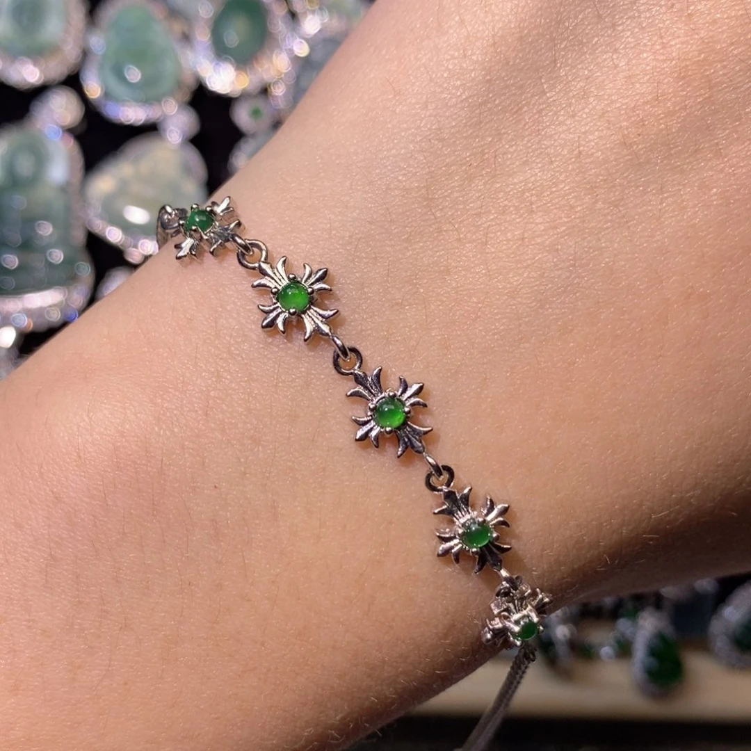 翡翠未镶嵌颈饰天然