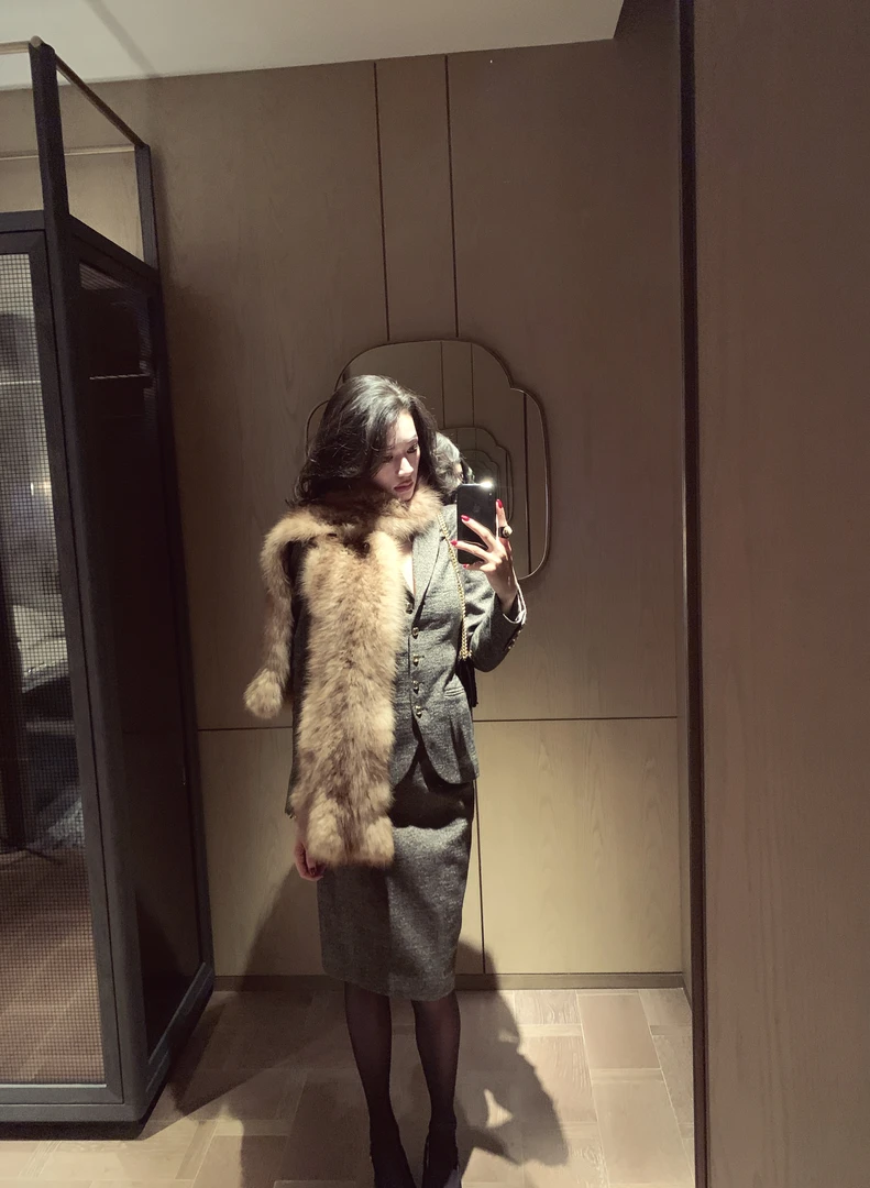 金南一收腰女装气质时尚套装裙子+女士青果领上衣02411278