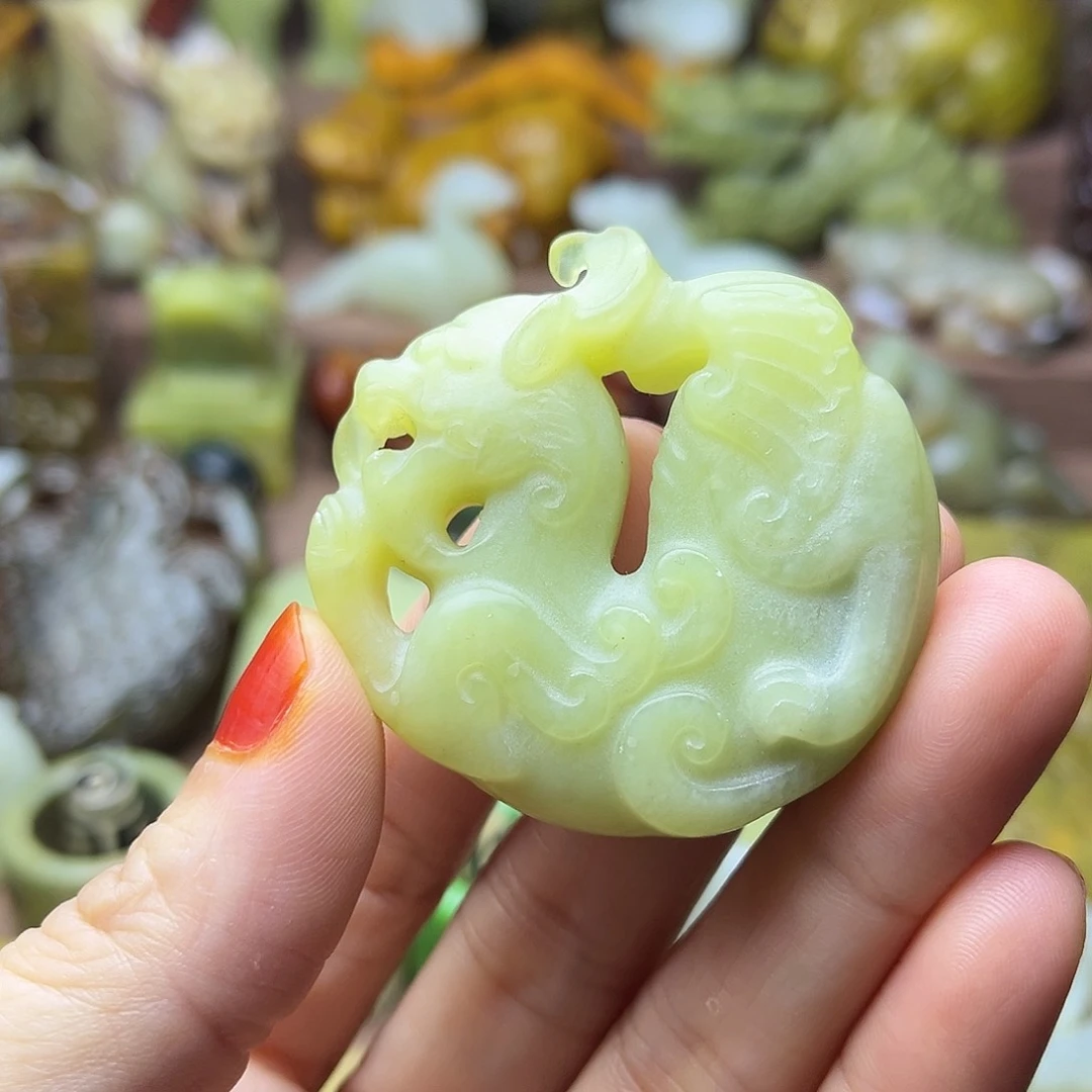 白玉菩提吊坠154。。