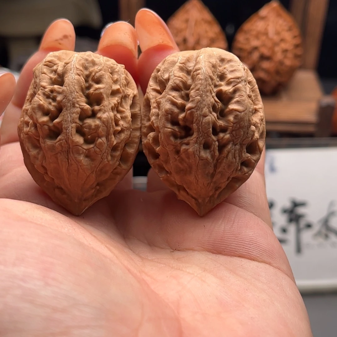 文玩核桃把件关东木子家楸大胖36