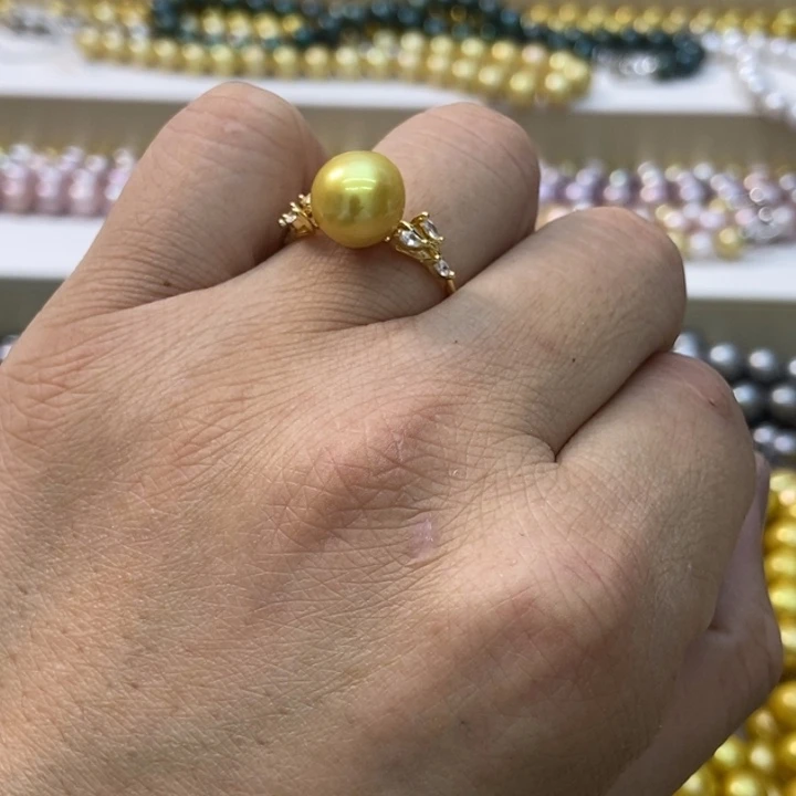 淡水珍珠银S925镶嵌颈饰