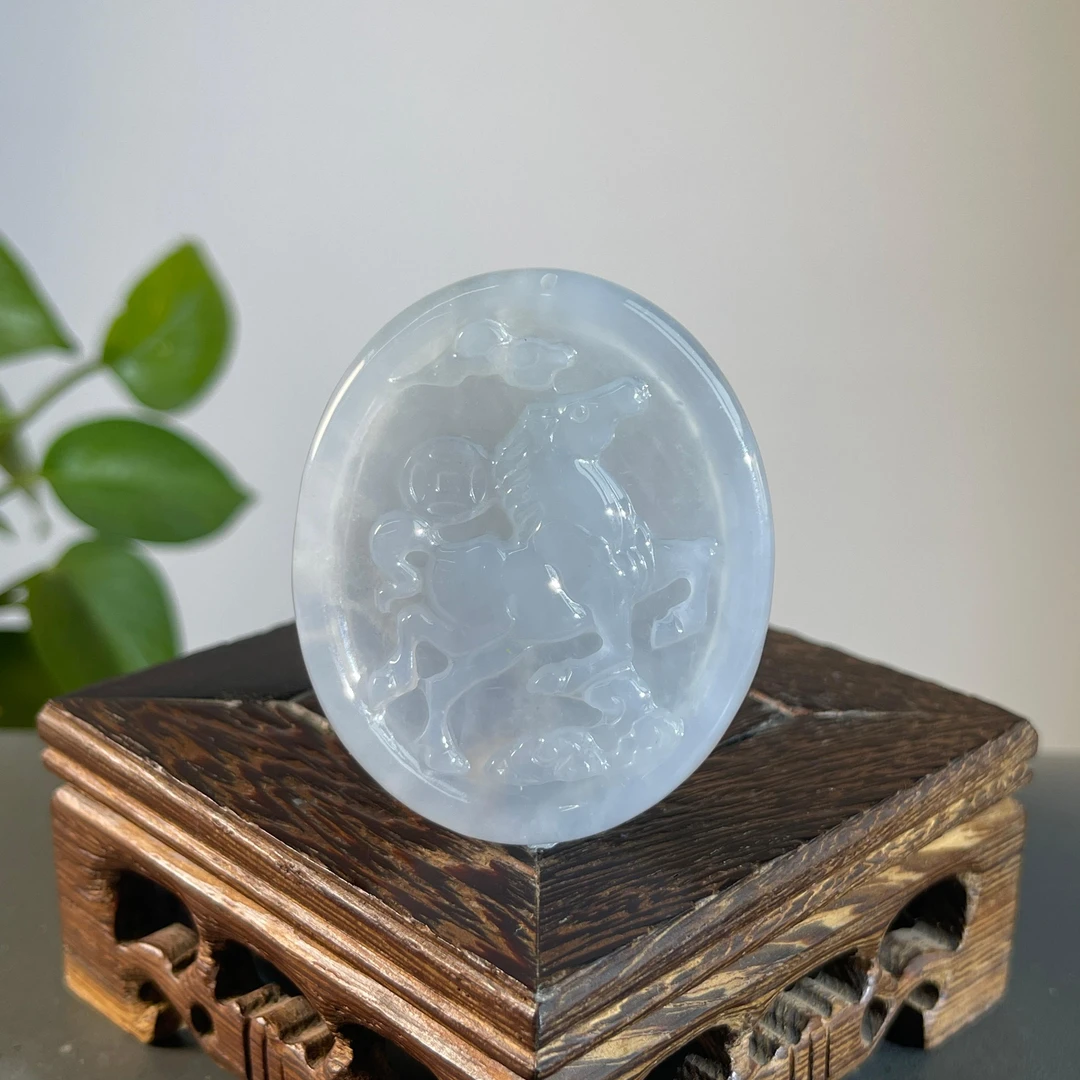 JXB04-194 天然缅甸翡翠A货  马上有钱