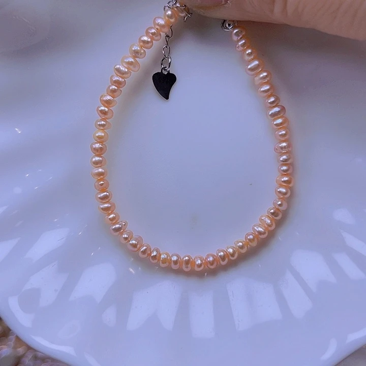 淡水珍珠手绳合金