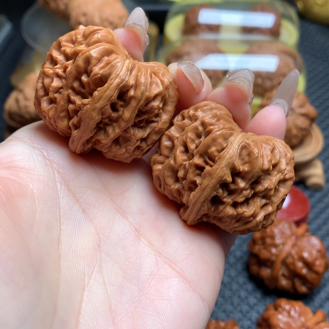 文玩核桃把件37.5拱桥楼