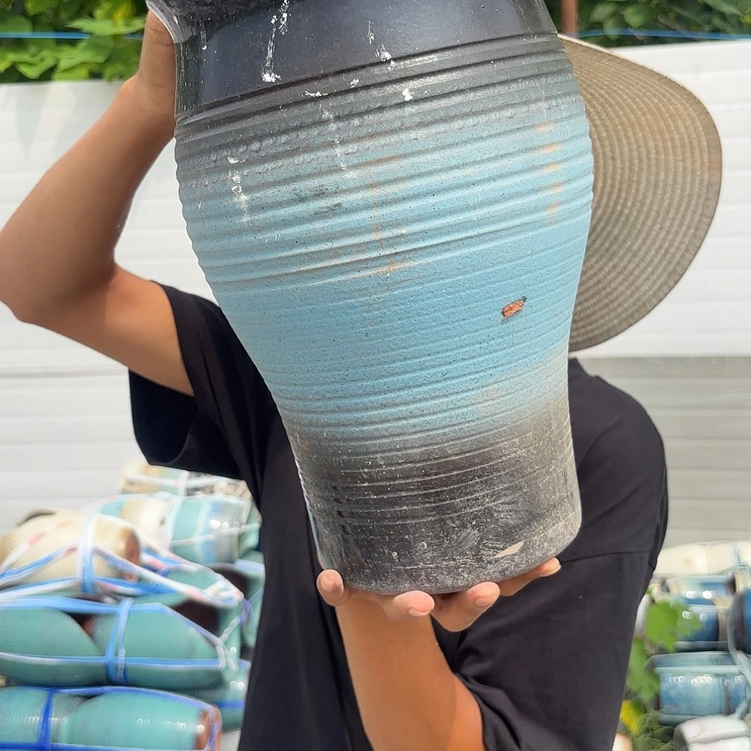 鱼尾蓝瑕疵口径20高度31