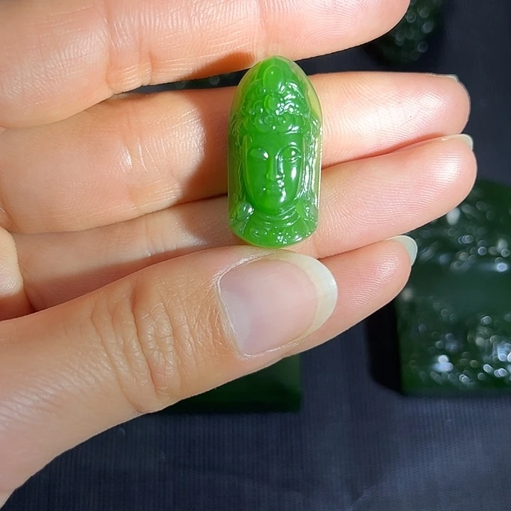 和田玉未镶嵌颈饰27/13/7.7