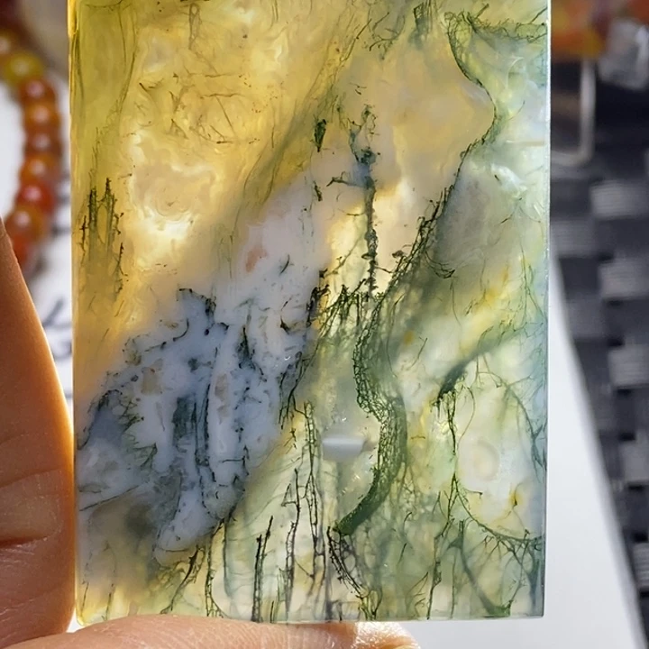 玛瑙/玉髓颈饰未镶嵌金*