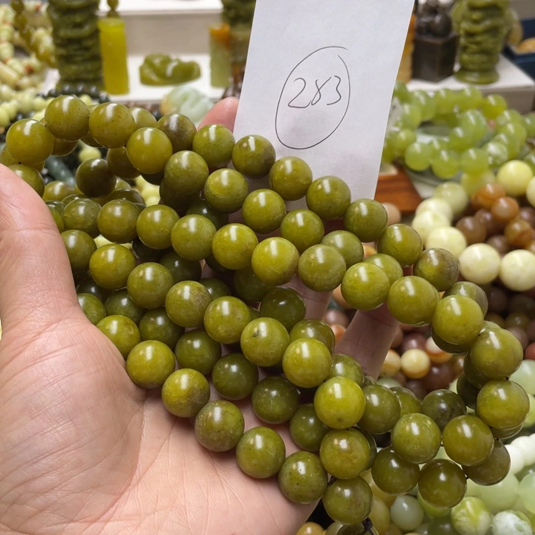 蛇纹石玉手链未镶嵌