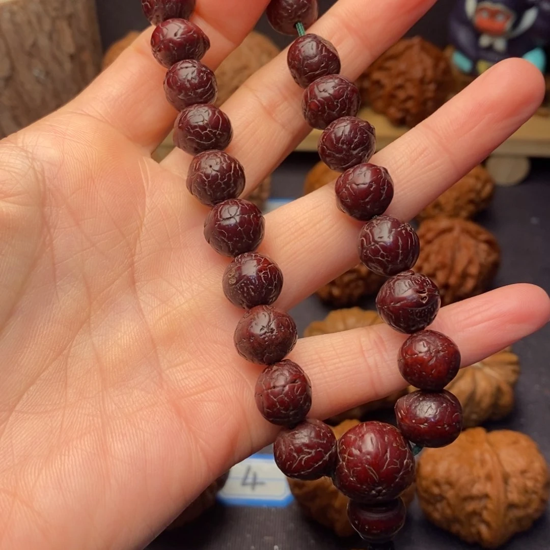 把件文玩核桃奶*?手盘凤眼菩提