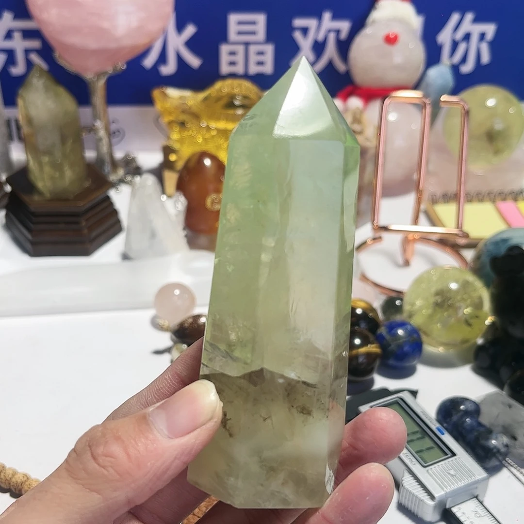 水晶天然水晶微瑕银S925镶嵌