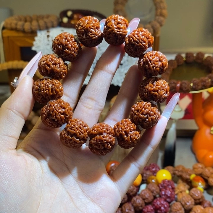 手串金刚菩提206玉华满肉一物