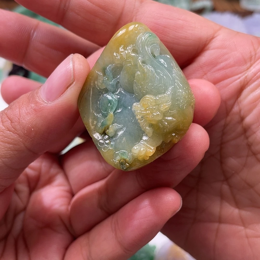 颈饰未镶嵌翡翠翡玉缘翡翠