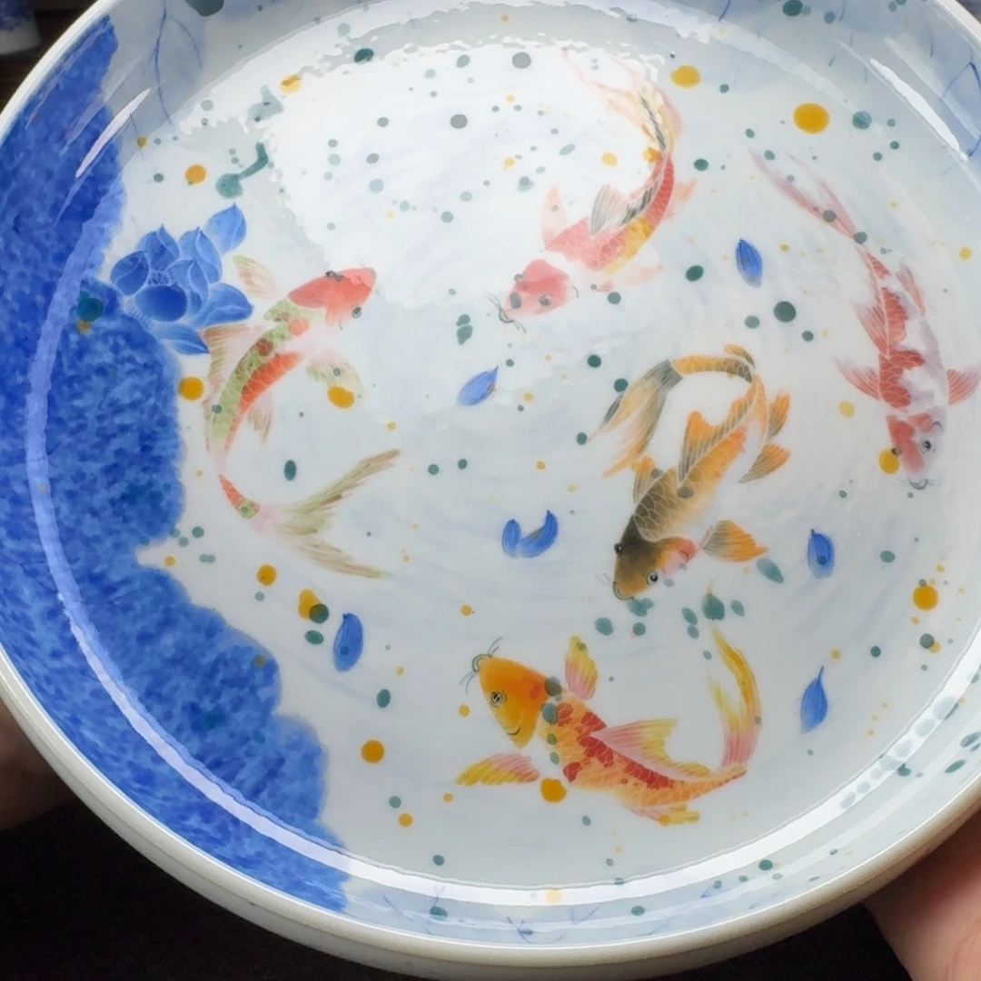 阿***杀瓷片当代景德镇陶瓷手绘茶具