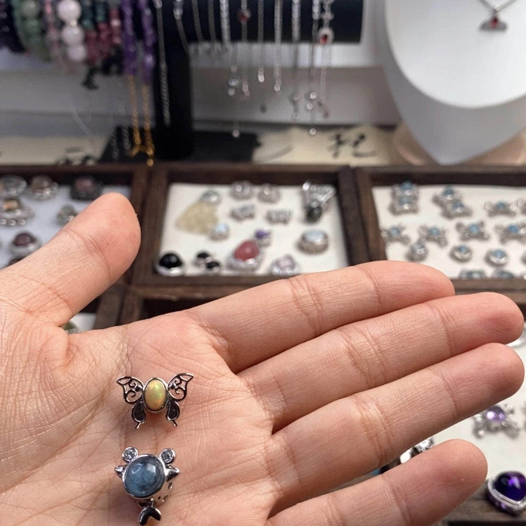 水晶吊坠盒子未镶嵌左****↗