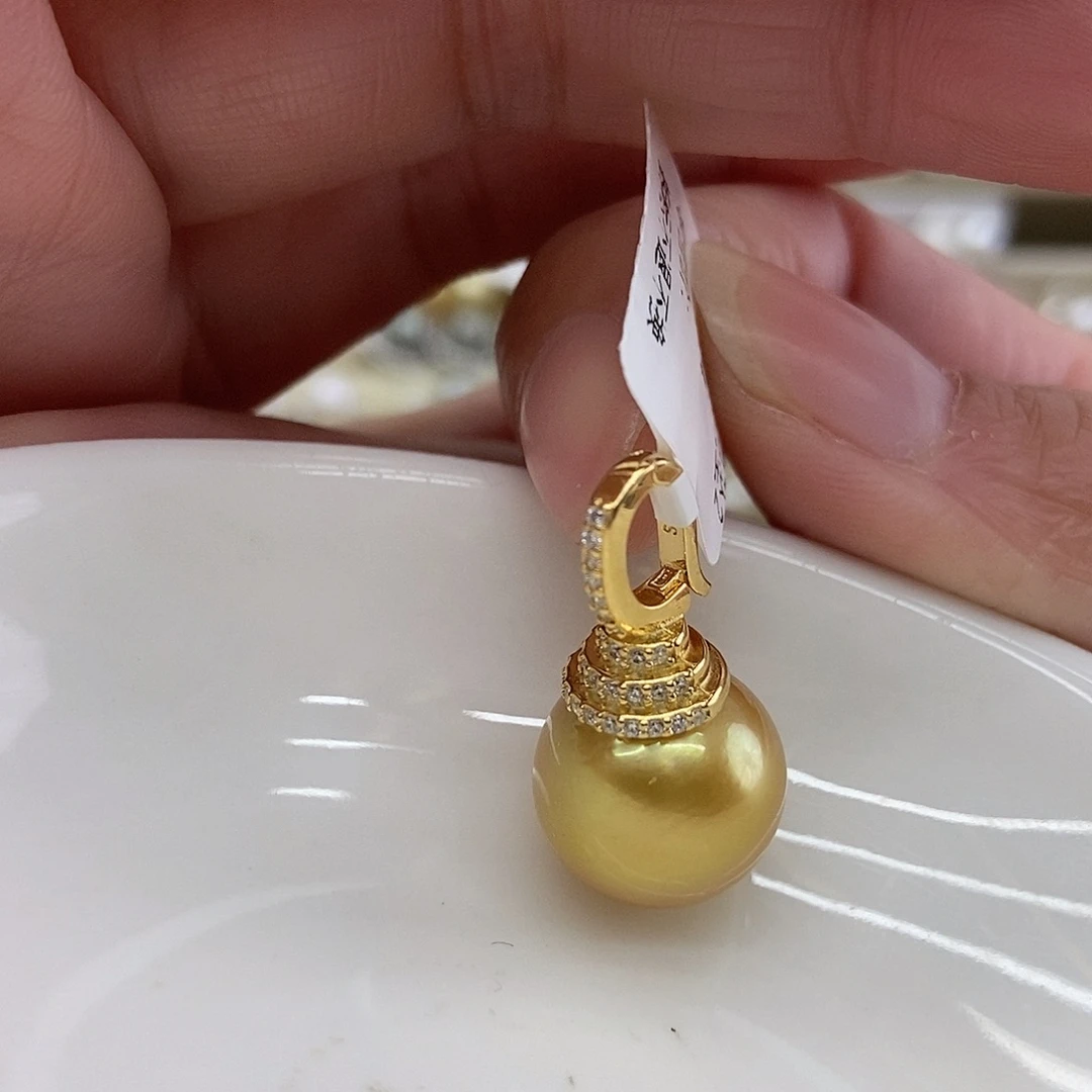 海水珍珠吊坠(不含链)银S925镶嵌@@D0039