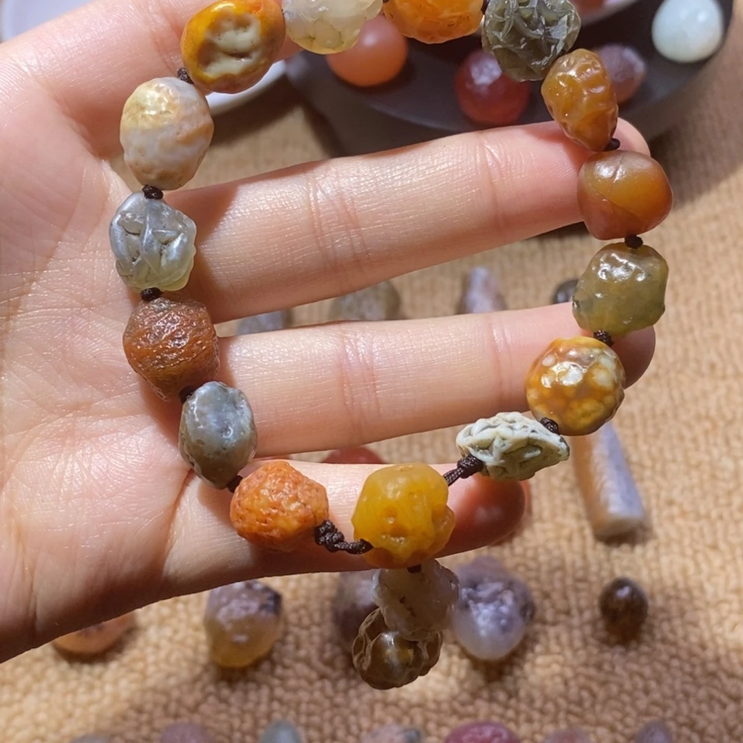 玛瑙/玉髓合金手链