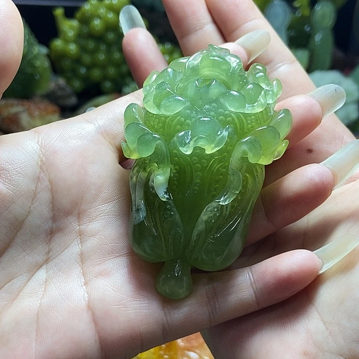 透闪石-蛇纹石玉合金珠宝奇石