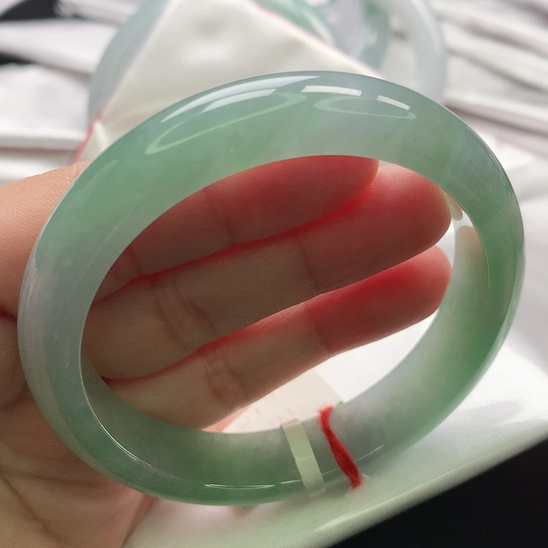 翡翠未镶嵌手镯缅甸56