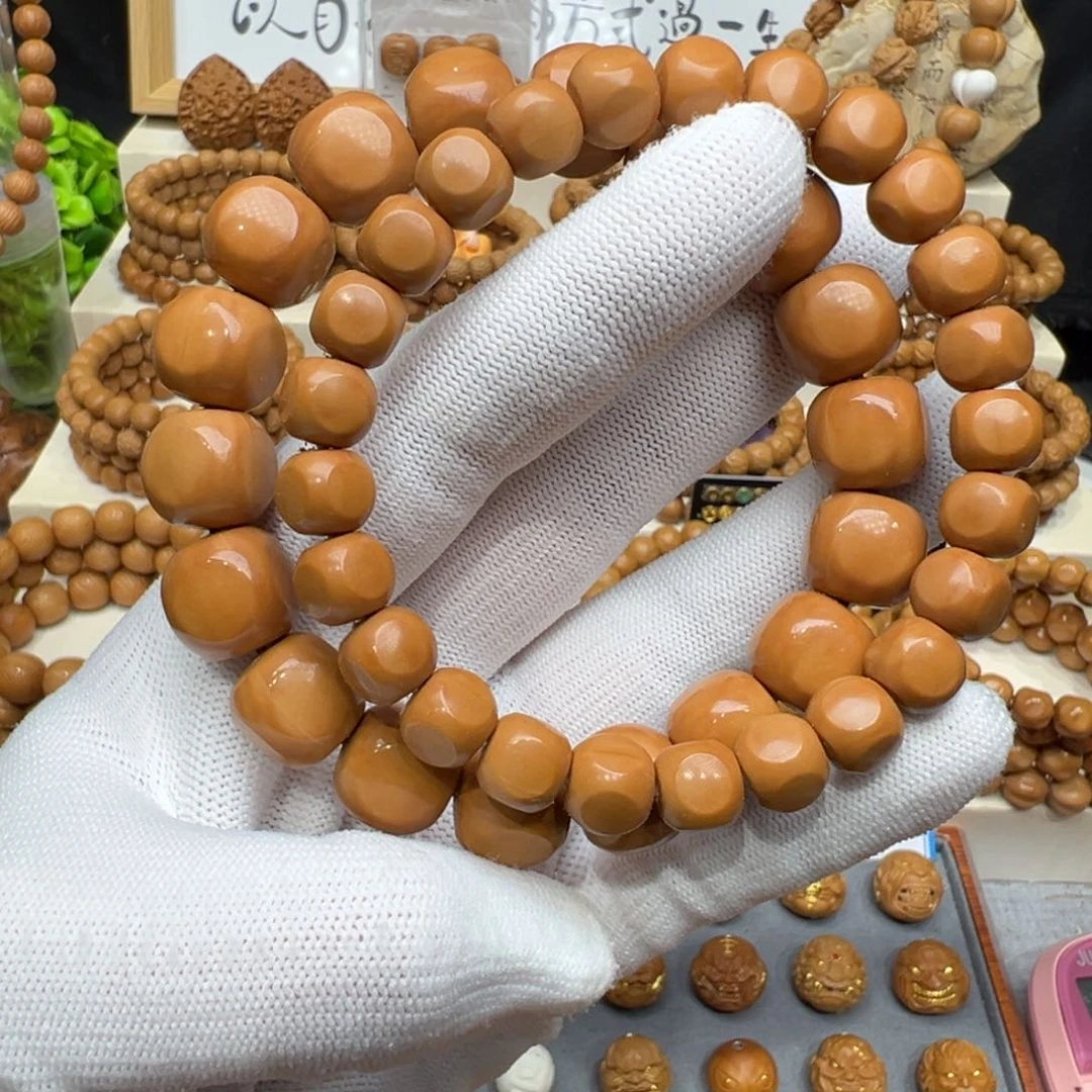 猴头核桃手串全品泛油精工六方二选一