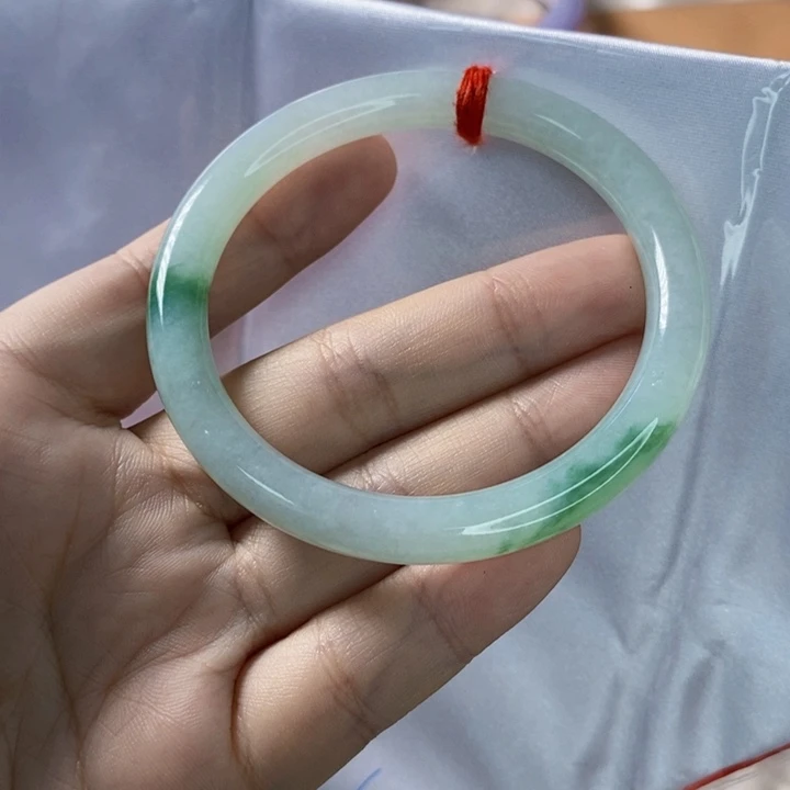 未镶嵌手镯翡翠55圆条