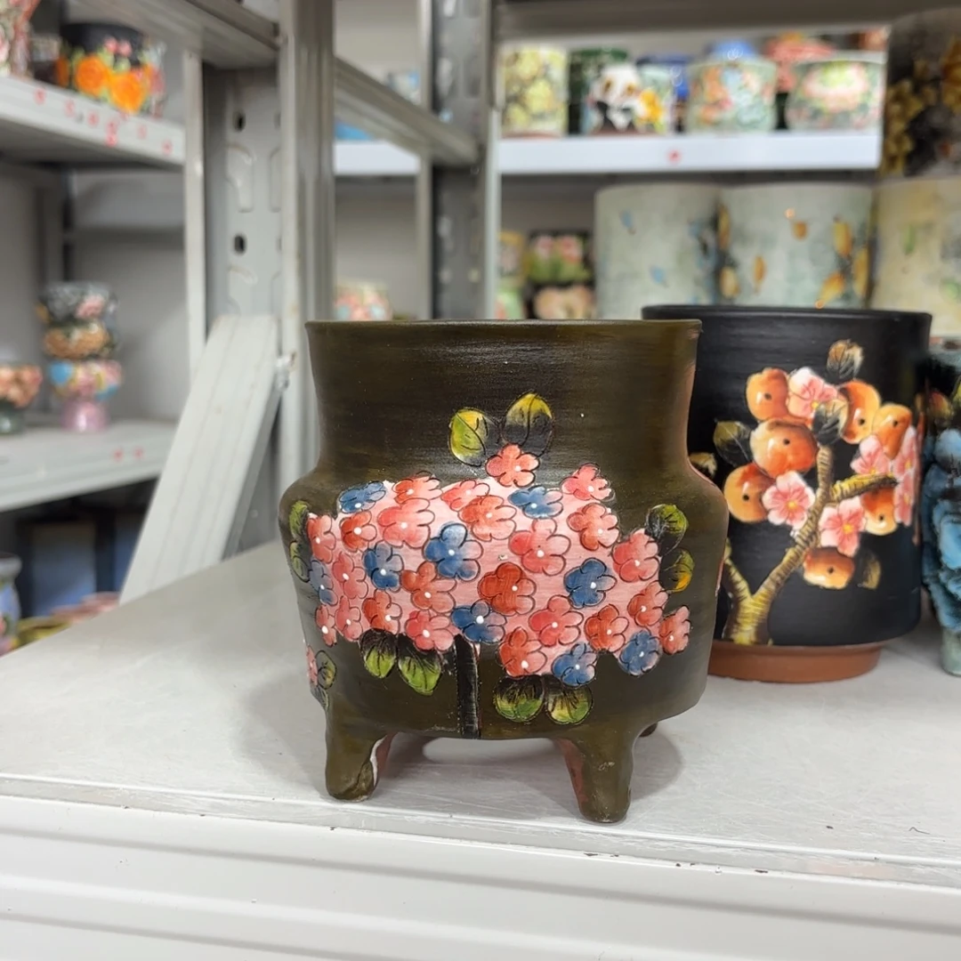 景德镇手绘花盆陶瓷10/13