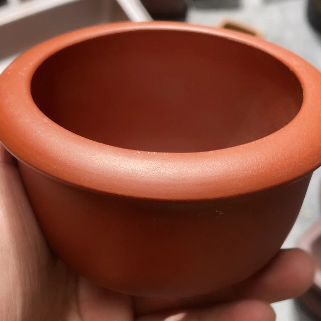 紫砂紫砂小盆微瑕